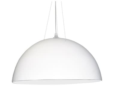 Dainolite Dome 3-Light White Pendant DN114313PWH