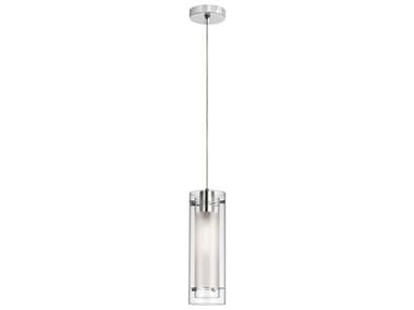Dainolite Pasha 1-Light Polished Chrome Cylinder Mini Pendant DN22152CFPC