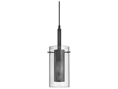 Dainolite Percy 1-Light Matte Black Cylinder Mini Pendant DN30961CMMB