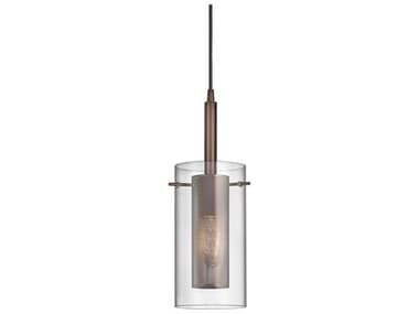 Dainolite Percy 1-Light Oil Brushed Bronze Cylinder Mini Pendant DN30961CMOBB