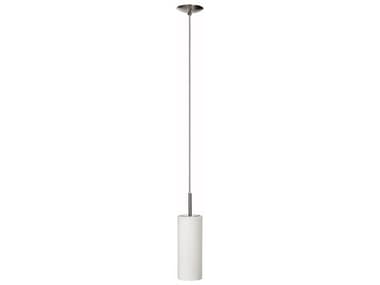 Dainolite Paza 1-Light Satin Chrome Cylinder Mini Pendant DN83202SCWH