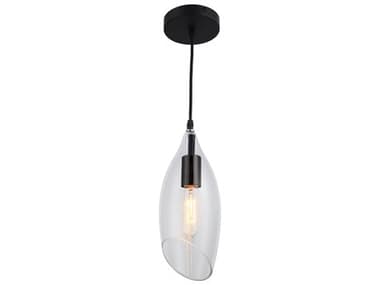 Dainolite Abba 1-Light Black Mini Pendant DNABB61PCL