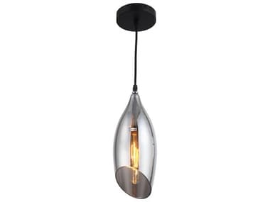 Dainolite Abba 1-Light Black Mini Pendant DNABB61PSM