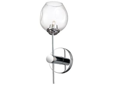 Dainolite Abii 1-Light Polished Chrome Wall Sconce DNABI141WPC