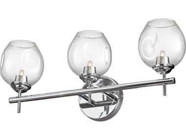 Dainolite Abii 3-Light Polished Chrome Vanity Light DNABI203WPC