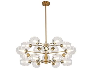 Dainolite Abii 18-Light Vintage Bronze Globe Tiered Chandelier DNABI3318CVBCLR
