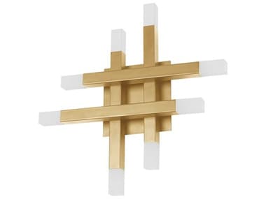 Dainolite Acasia 8-Light Aged Brass Wall Sconce DNACS1432WAGBFR