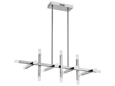 Dainolite Acasia 16-Light Polished Chrome Linear Island Pendant DNACS4064HCPCFR
