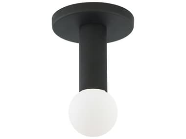 Dainolite Adams 1-Light Matte Black Flush Mount DNADS41FHMB