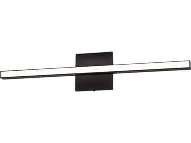 Dainolite Alexander 1-Light Matte Black Vanity Light DNALX2418LEDWMB