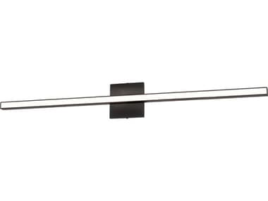 Dainolite Alexander 1-Light Matte Black Vanity Light DNALX3624LEDWMB