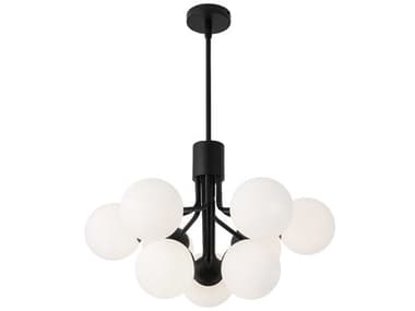 Dainolite Amanda 9-Light Matte Black Globe Pendant DNAMA249CMB