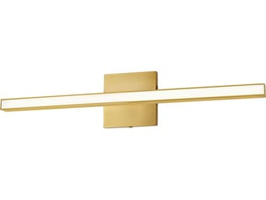 Dainolite Arandel 1-Light Aged Brass Vanity Light DNARL2418LEDWAGB