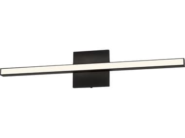 Dainolite Arandel 1-Light Matte Black Vanity Light DNARL2418LEDWMB