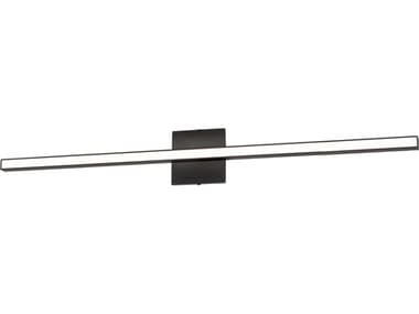 Dainolite Arandel 1-Light Matte Black Vanity Light DNARL3624LEDWMB