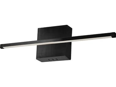 Dainolite Array 1-Light Matte Black Wall Sconce DNARY2419LEDWMB