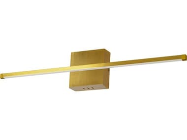 Dainolite Array 1-Light Aged Brass Wall Sconce DNARY3630LEDWAGB
