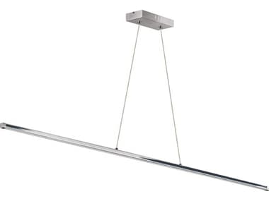 Dainolite Array 1-Light Polished Chrome Linear Island Pendant DNARY4830LEDHPPC