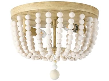 Dainolite Bridget 2-Light White Flush Mount DNBGT132FHVW