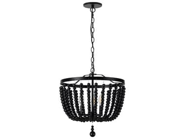 Dainolite Bridget 3-Light Matte Black Pendant DNBGT163PMB