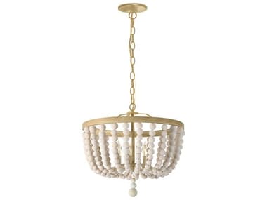 Dainolite Bridget 3-Light White Pendant DNBGT163PVW