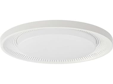 Dainolite Boullier 1-Light Matte White Round Flush Mount DNBLL1730LEDFHMW