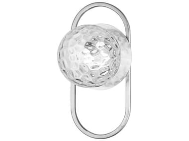 Dainolite Burlat 1-Light Polished Chrome Wall Sconce DNBUR121WPCCLR