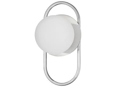 Dainolite Burlat 1-Light Polished Chrome Wall Sconce DNBUR121WPCWH
