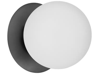 Dainolite Burlat 1-Light Matte Black Wall Sconce DNBUR51WMBWH