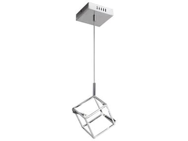 Dainolite Cubo 2-Light Polished Chrome Geometric Mini Pendant DNCBE52PPC