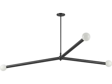 Dainolite Cerberus 3-Light Matte Black Island Pendant DNCEB623PMB