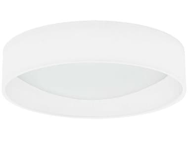 Dainolite Corinne 1-Light Ivory White Drum Flush Mount DNCFLD1522198F