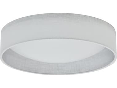 Dainolite Corinne 1-Light Micro White Drum Flush Mount DNCFLD15222400