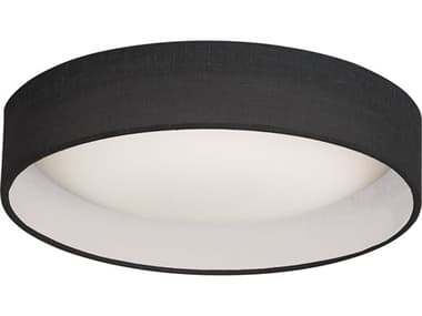 Dainolite Corinne 1-Light Black Drum Flush Mount DNCFLD1522797