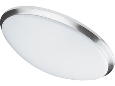 Dainolite Cfled 1-Light Satin Chrome Round Flush Mount DNCFLEDL1114SC