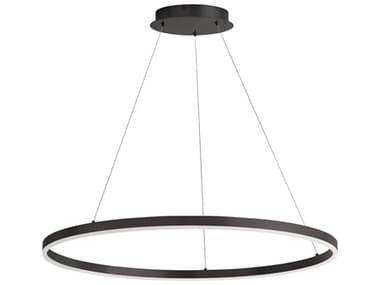 Dainolite Circulo 1-Light Matte Black Round Pendant DNCIR3263C5CCTMB