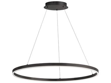 Dainolite Circulo 1-Light Matte Black Round Pendant DNCIR3263CMB