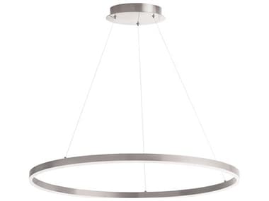 Dainolite Circulo 1-Light Silver White Round Pendant DNCIR3263CSV