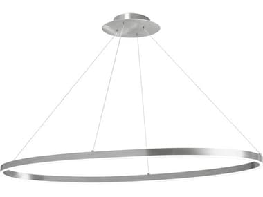 Dainolite Circulo 1-Light Silver White Round Island Pendant DNCIR4463CSV