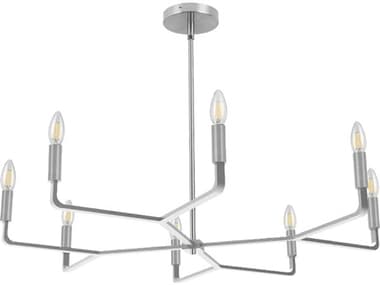 Dainolite Colette 8-Light Polished Chrome Candelabra Chandelier DNCLT328PC