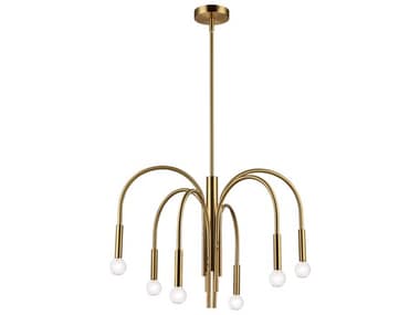 Dainolite Callway 6-Light Aged Brass Chandelier DNCLY246CAGB