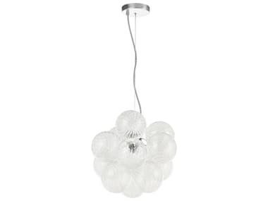 Dainolite Charlize 3-Light Polished Chrome Globe Pendant DNCLZ133PPC