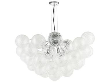 Dainolite Charlize 12-Light Polished Chrome Globe Chandelier DNCLZ3612CPC