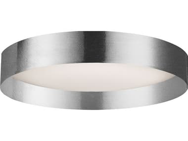 Dainolite Carmen 1-Light Polished Chrome Round Flush Mount DNCMN1522LEDFHPC