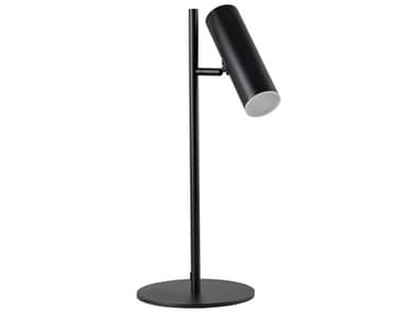 Dainolite Constance Matte Black Frosted Acrylic Table Lamp DNCST196LEDTMB