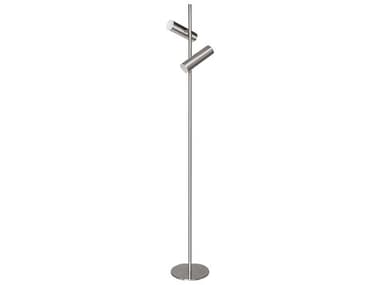 Dainolite Constance Satin Chrome Frosted Acrylic Floor Lamp DNCST6112LEDFSC
