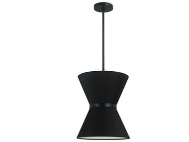Dainolite Caterine 1-Light Matte Black Mini Pendant DNCTN121PMB797
