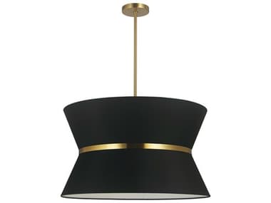 Dainolite Caterine 4-Light Black Aged Brass Gold Pendant DNCTN244CAGB797