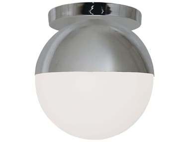 Dainolite Dayana 1-Light Polished Chrome Globe Flush Mount DNDAY71FHPC