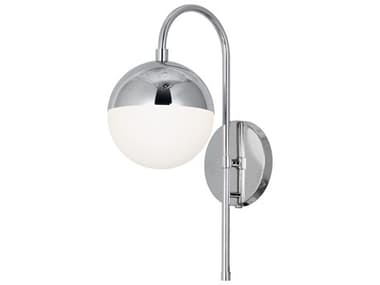 Dainolite Dayana 1-Light Polished Chrome Wall Sconce DNDAY71WPC